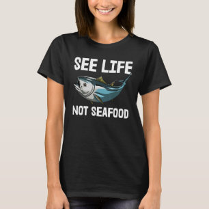 Sea Life Not Seafood Offshore Fish Tees Spearfishi