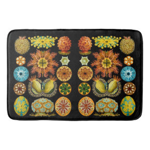 sea life sea creatures print bath mat