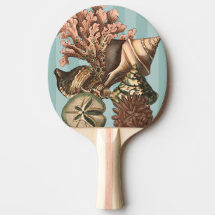 Sea Life Silhouette Ping Pong Paddle