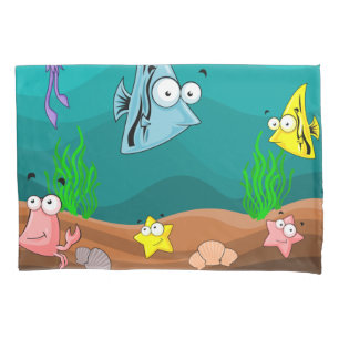 Sea Life Under the Sea Personalised Pillowcase