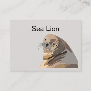 Sea Lion Animal Business Card