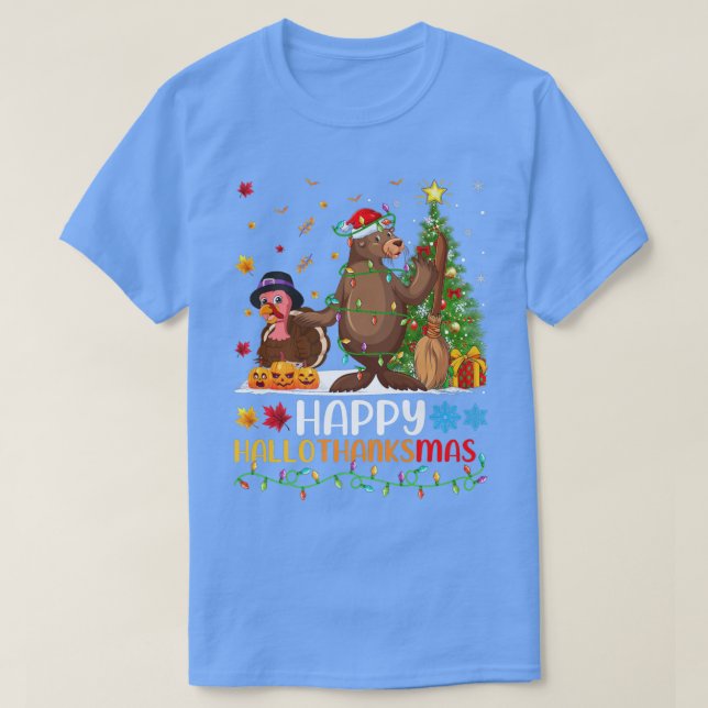Sea Lion Animal Lover Funny Happy Sea Lion HelloTh T-Shirt (Design Front)