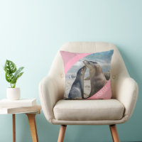 Sea Lion & Baby Pup Australia, Cute Pink