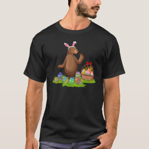 Sea Lion Easter Egg Hunting Bunny Sea Lion Easter  T-Shirt
