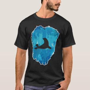 Sea Lion In An Ice Block For Eternity T-Shirt