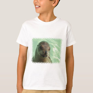 Sea Lion with Fish Kid T-Shirt