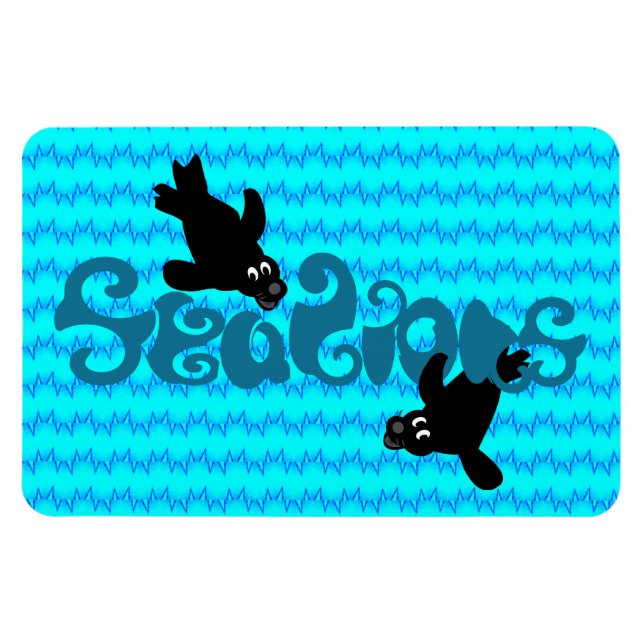 Sea Lions Magnet (Horizontal)