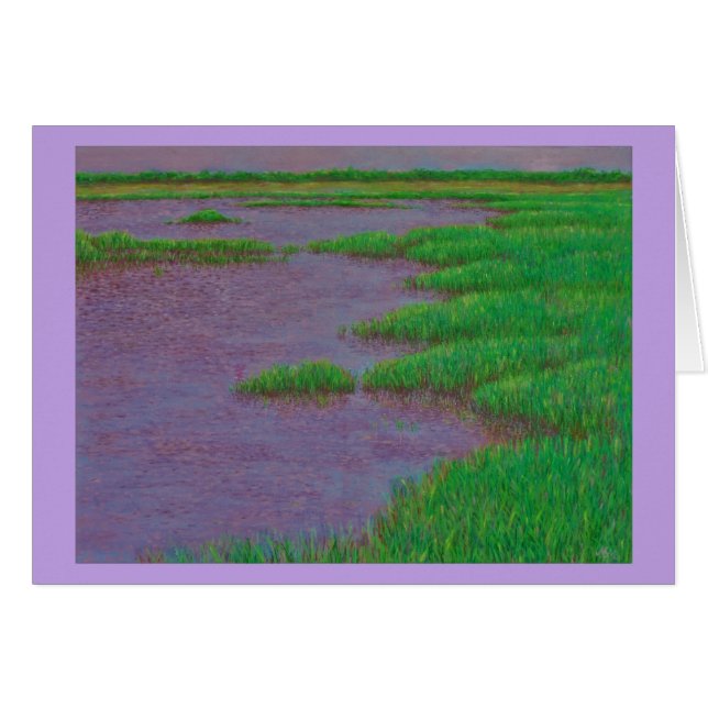 Sea Marsh Card (Front Horizontal)