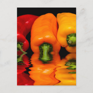 Sea mixed peppers postcard