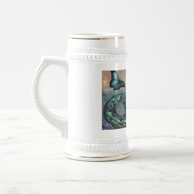 "Sea Monarch' Beer Stein (Left)
