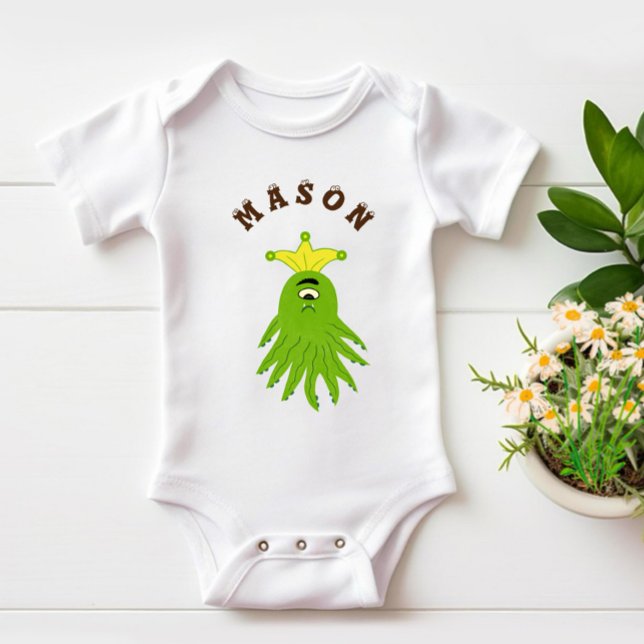 Sea monster baby bodysuit (Creator Uploaded)