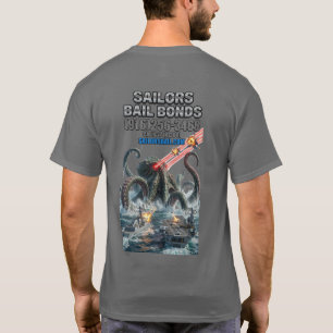 Sea Monster Battles the US Navy T-Shirt