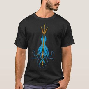 Sea Monster Kraken Trident Pirate Gift Octopus T-Shirt