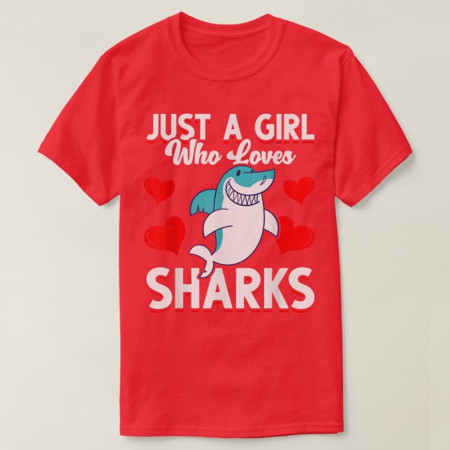 Sea Monster Predator Women Girls Kids Gift Shark  T-Shirt (Design Front)