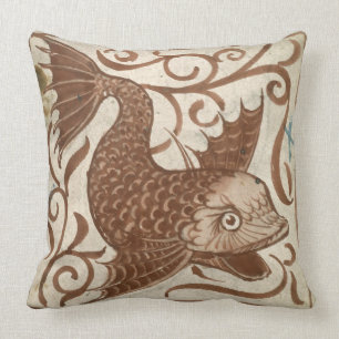 Sea Monster (w/c on paper) Cushion
