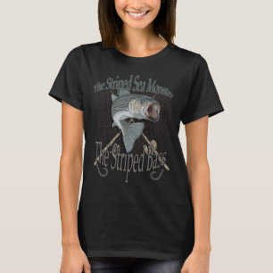 Sea Monster with Stripes, The Striped Bass T-Shirt
