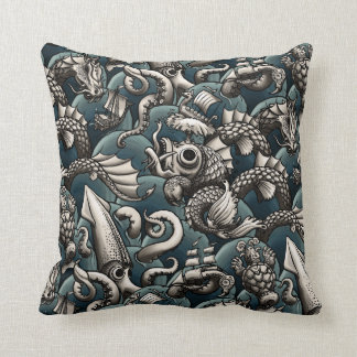 Sea Monsters Cushion