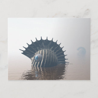 Sea Monsters Postcard