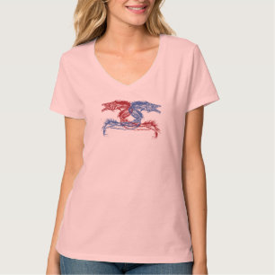 Sea Monsters With Your Choice Background T-Shirt