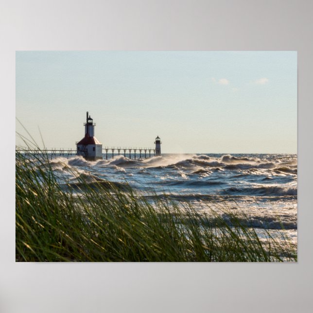 Sea Oats And St Joseph Poster (Front)