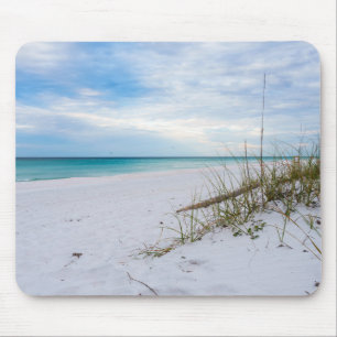 Sea Oats And White Sand Beach Morning Mousepad