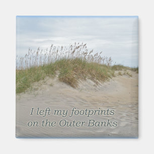 Sea Oats on Sand Dune Outer Banks NC Magnet