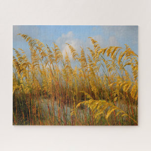 Sea Oats on the beach Jigsaw Puzzle