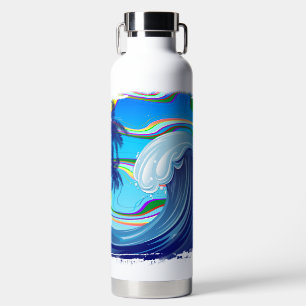 Sea Ocean big Wave Water  Bottle