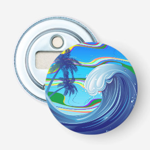 Sea Ocean big Wave Water Bottle Opener