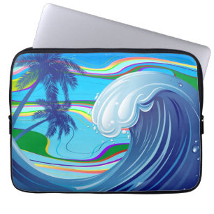 Sea Ocean big Wave Water Laptop Sleeve