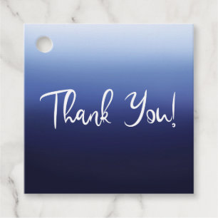 Sea Ocean Blue Modern Minimal Beach Bridal Shower Favour Tags