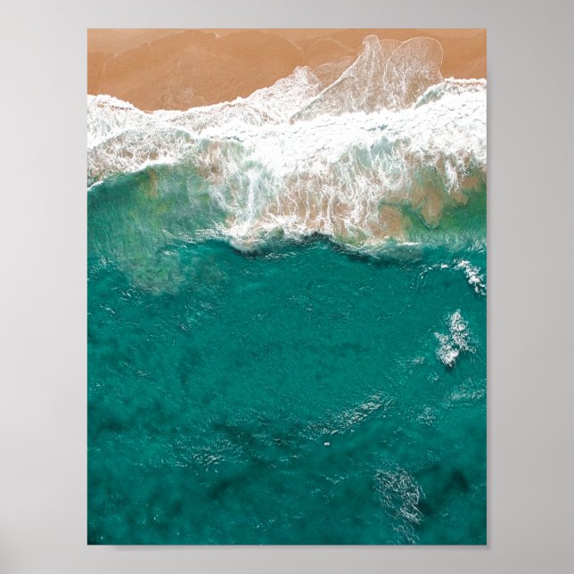 SEA OCEAN WAVE PHOTOGRAPHIC POSTER (Front)