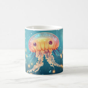 sea ​​octopus Cartoon Style vibrant Cute Colorfull Coffee Mug