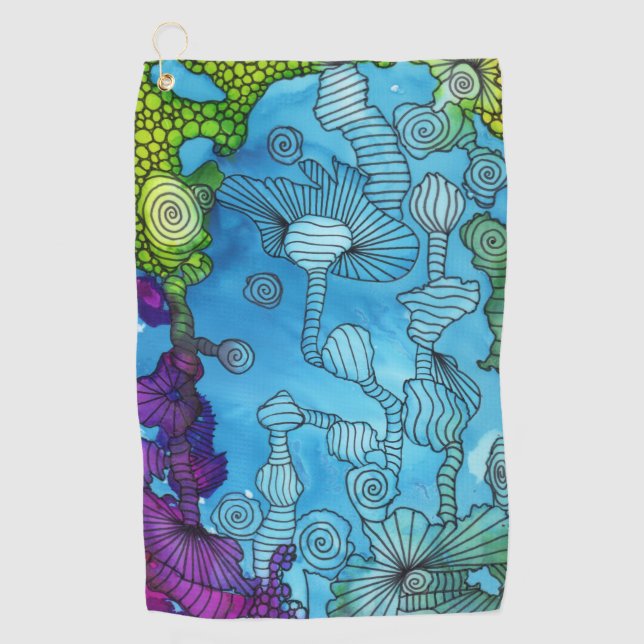 Sea Odyssey Golf Towel (Front)