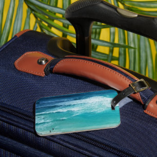 Sea of Cancun Mexico Luggage Tag