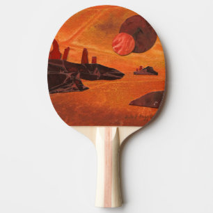 "Sea of Fire" Ping Pong Paddle
