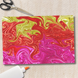 Sea Of Flaming Colours Tissue Paper