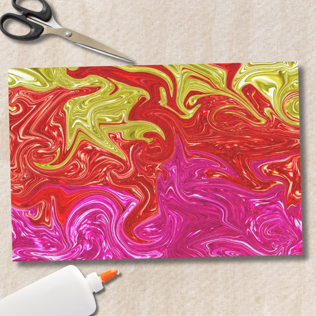 Sea Of Flaming Colours Tissue Paper (Creator Uploaded)