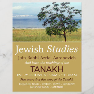 Sea of Galilee, Israel, Judaism, Jewish Studies Flyer