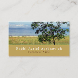 Sea of Galilee, Israel, Judaism, Religious Business Card