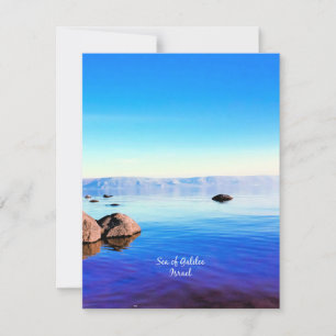 Sea of Galilee, Israel scenic photograph Card