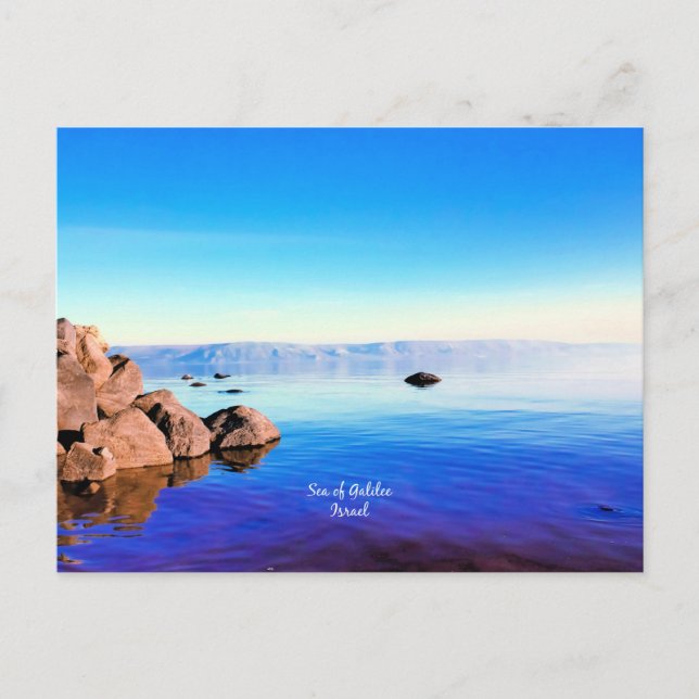 Sea of Galilee, Israel scenic photograph Postcard (Front)