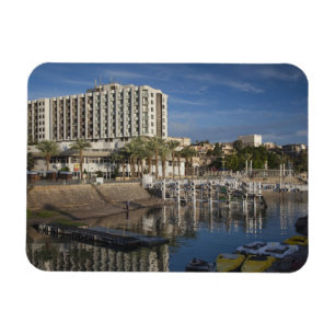 Sea of Galilee-Lake Tiberias waterfront, dawn Magnet