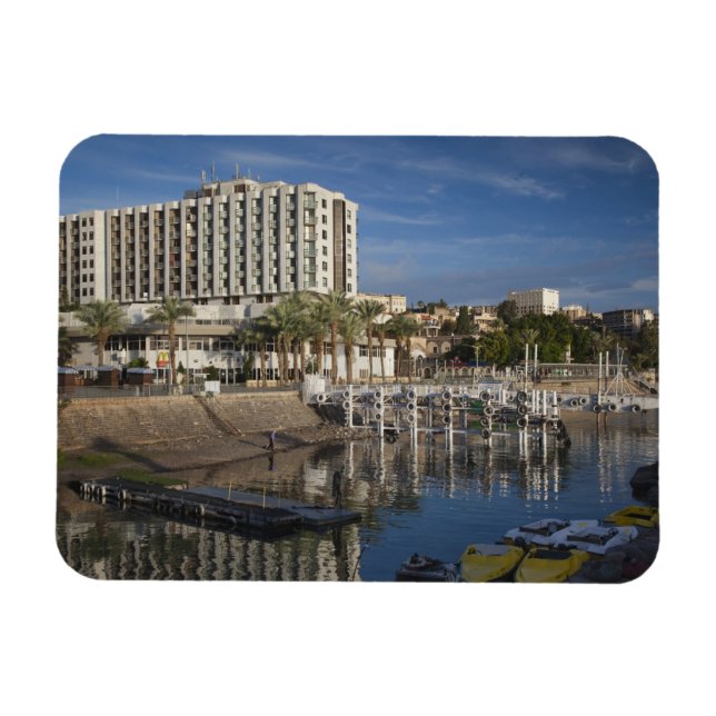 Sea of Galilee-Lake Tiberias waterfront, dawn Magnet (Horizontal)