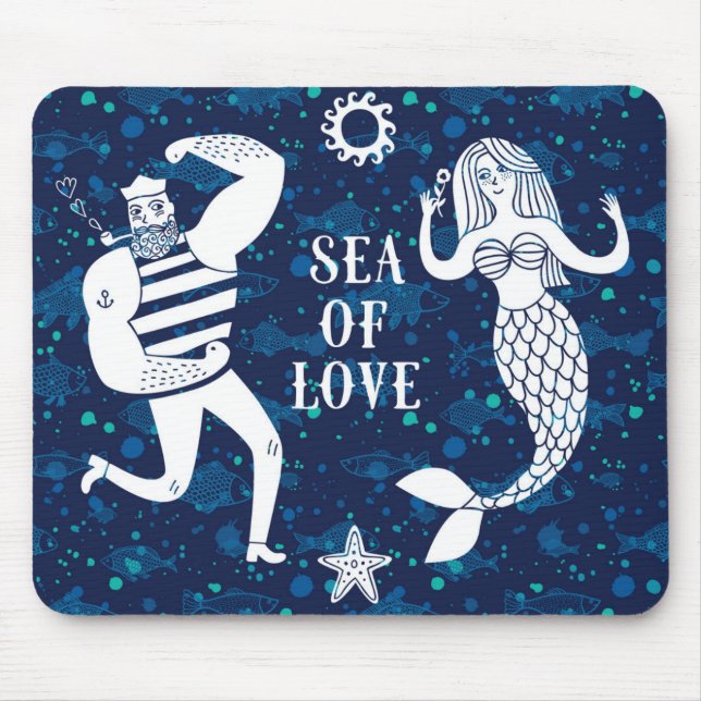 Sea Of Love Poster Mouse Pad (Front)