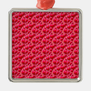 Sea of Pink Hearts Metal Tree Decoration