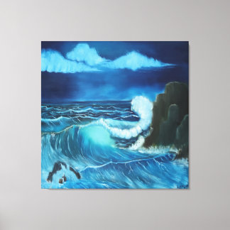 "Sea of Power" Stretched Canvas Print. Print