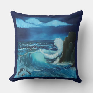 "Sea of Power" Throw Pillow design.