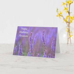 Sea of Purple Flowers at RHS Wisley Card