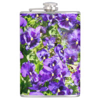 Sea of Serenity: The Beautiful Purple Pansy Field